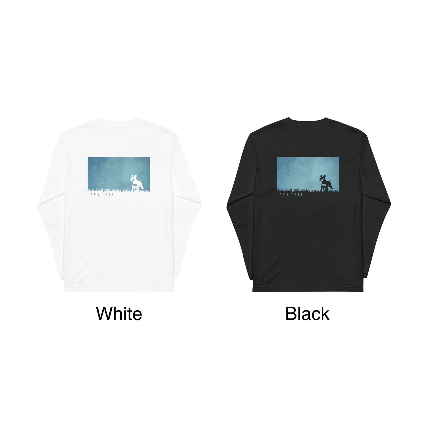 青の草原 - シュナウザーロングTee