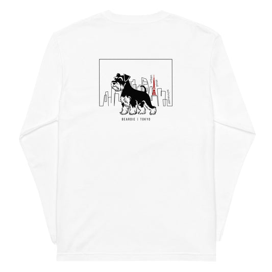 シュナウザーTOKYO散歩 バックプリントロングTee