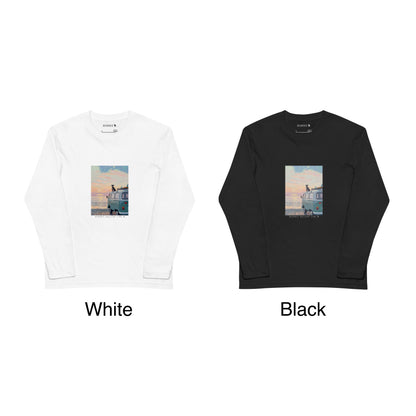 海辺のドライブ - シュナウザーロングTee