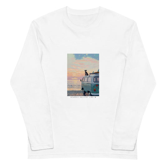 海辺のドライブ - シュナウザーロングTee
