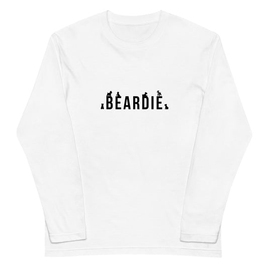 シュナウザーシルエットアートロゴ ロングTee