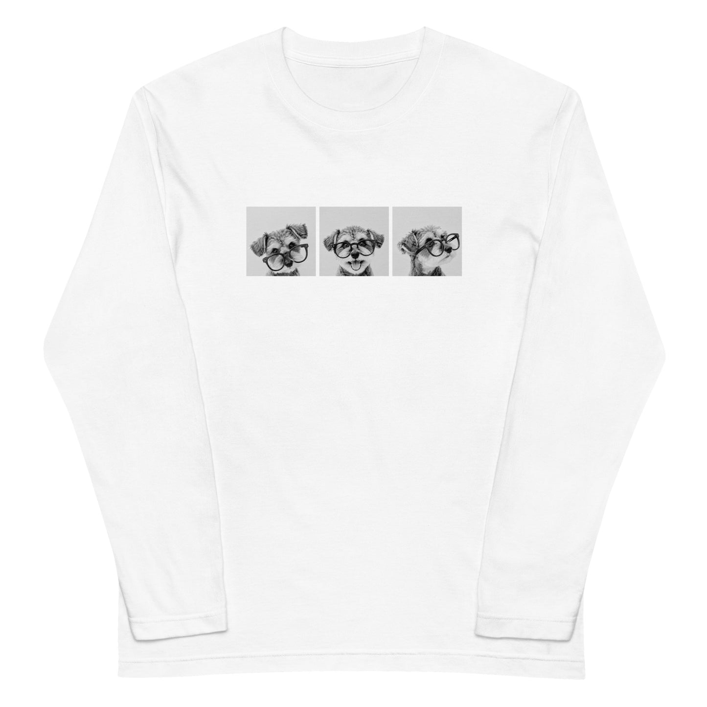 Three Faces - シュナウザーロングTee