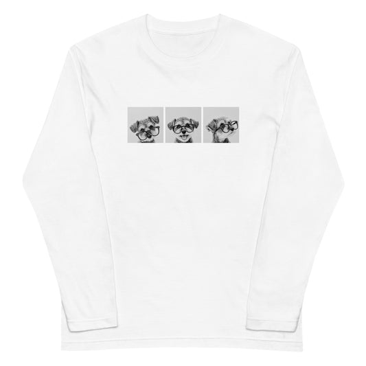 Three Faces - シュナウザーロングTee