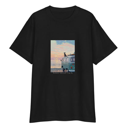 海辺のドライブ - シュナウザーTee