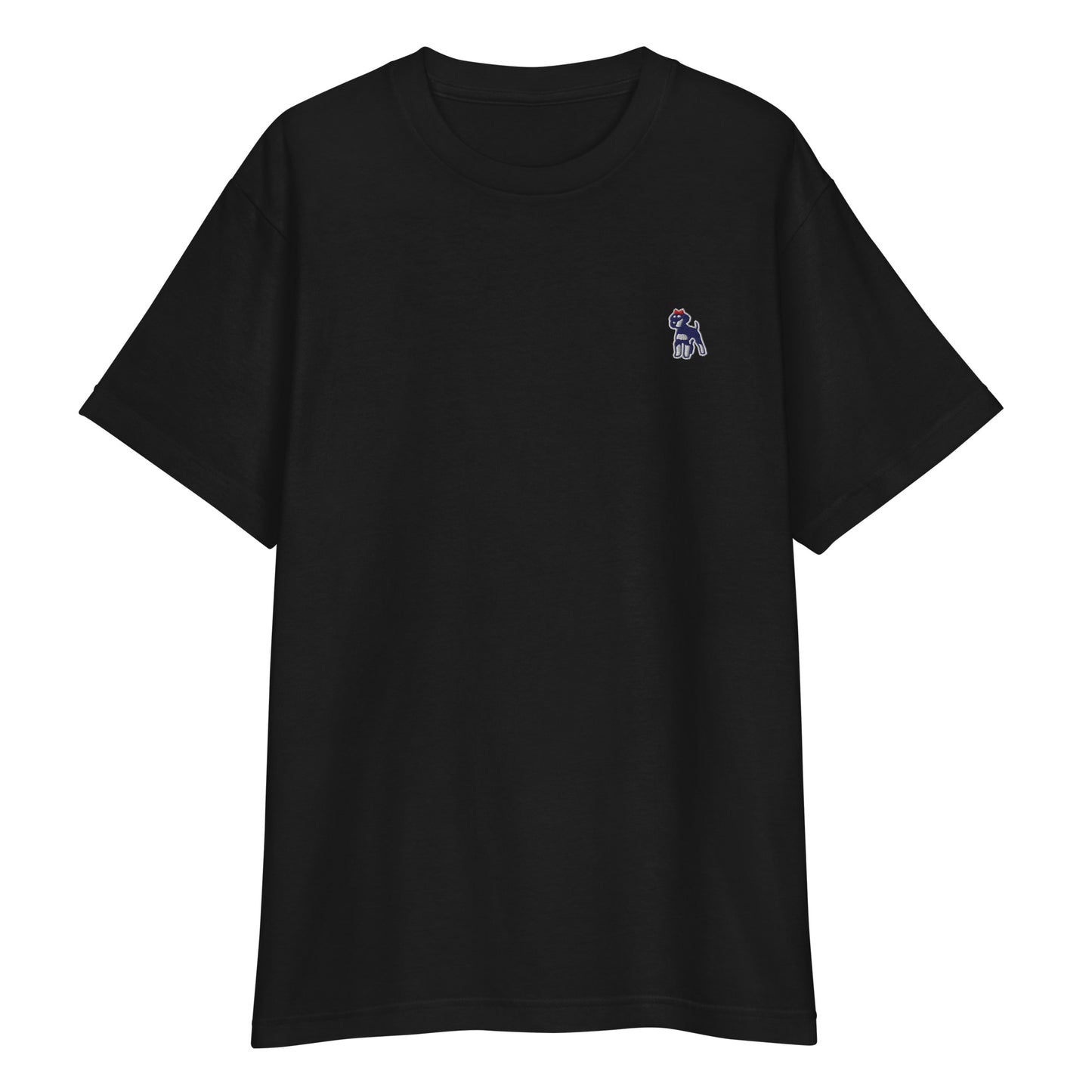 シュナウザーポイントロゴ刺繍Tee（ツインテール×リボンver）