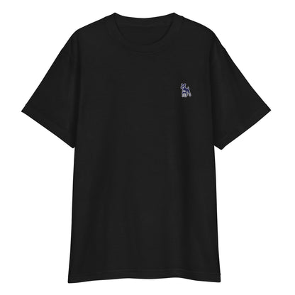 シュナウザーポイントロゴ刺繍Tee（立ち耳ver）