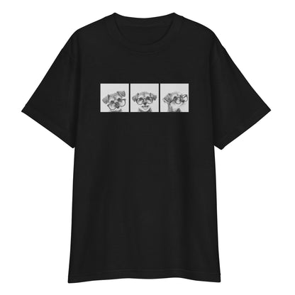 Three Faces - シュナウザーTee