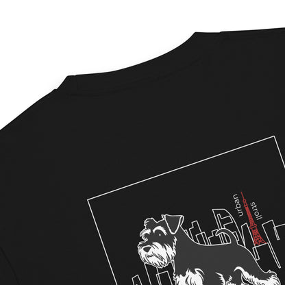 シュナウザーTOKYO散歩 バックプリントTee