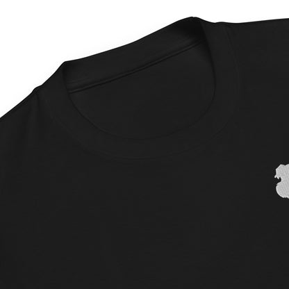 シュナウザーラージロゴ刺繍ロングTee（ホワイトロゴ）