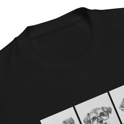 Three Faces - シュナウザーTee
