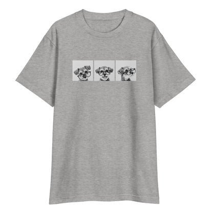 Three Faces - シュナウザーTee