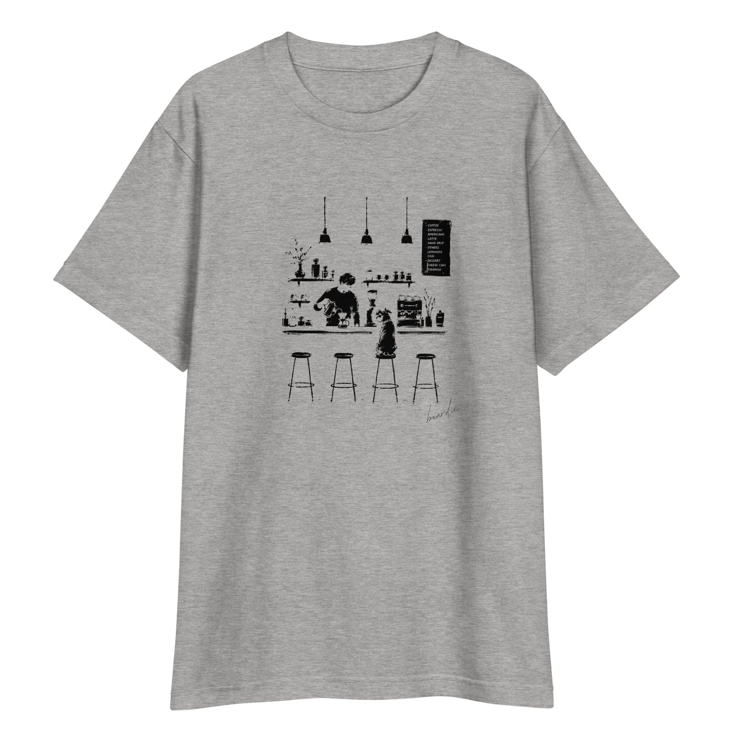 いつのも席で_シュナウザーTee