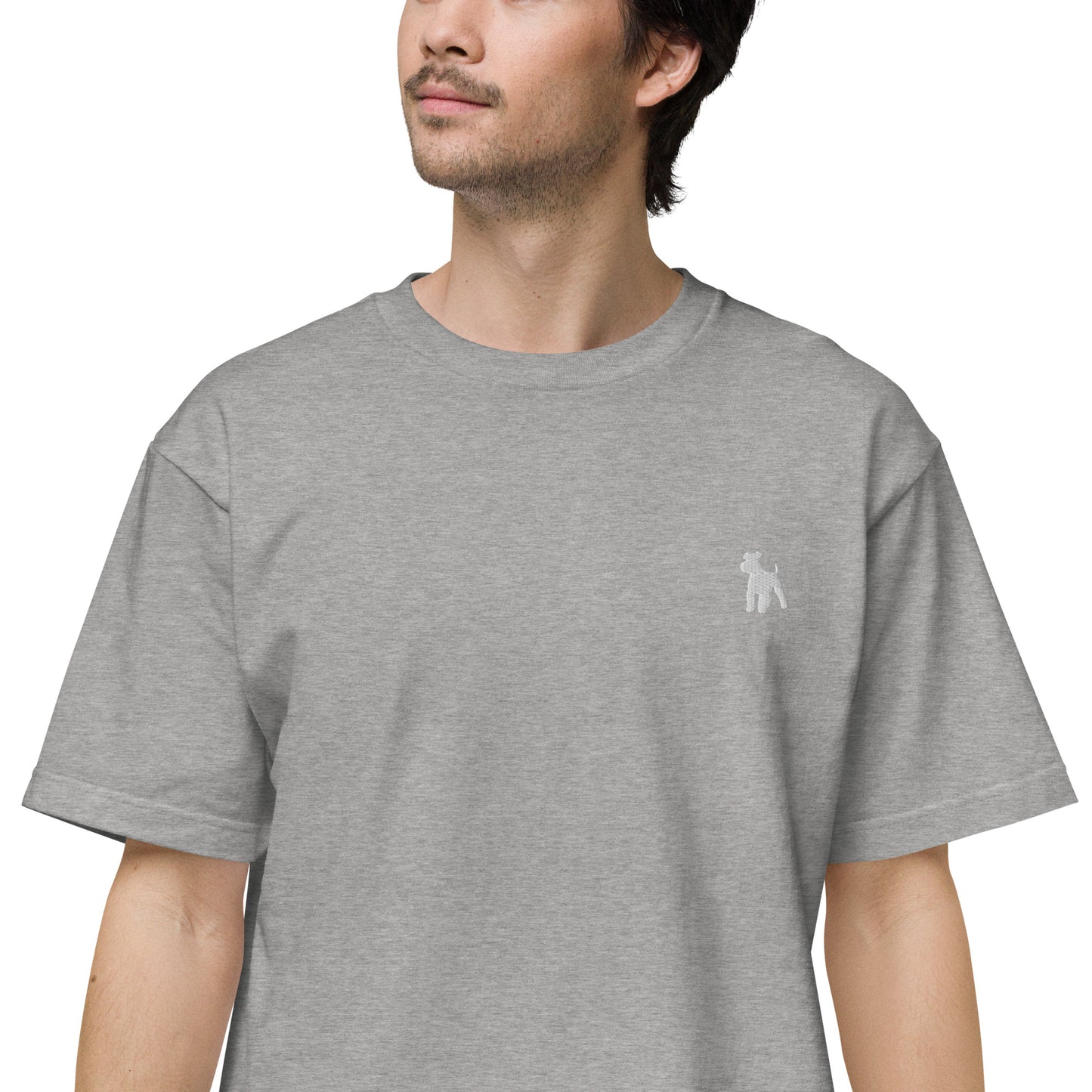 シュナウザーポイントロゴ刺繍Tee（ホワイトロゴ）