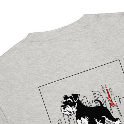 シュナウザーTOKYO散歩 バックプリントTee