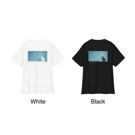 青の草原 - シュナウザーTee
