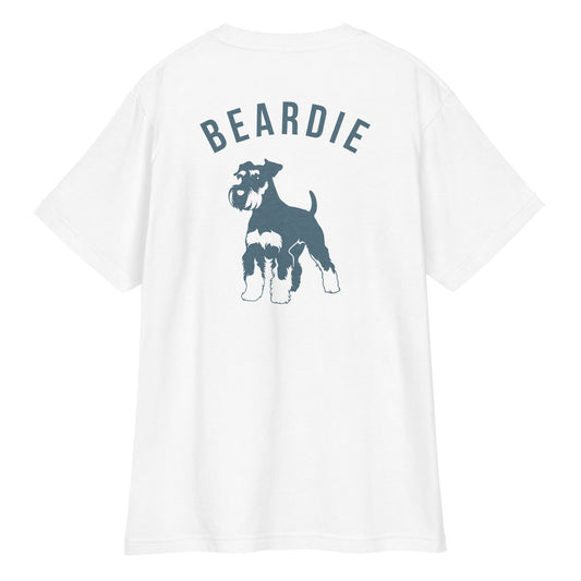 シュナウザーバックロゴデザインTee