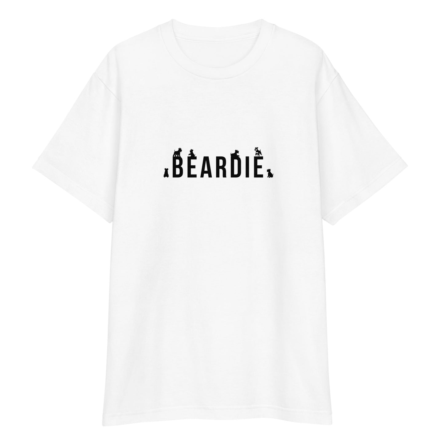 シュナウザーシルエットアートロゴ Tee