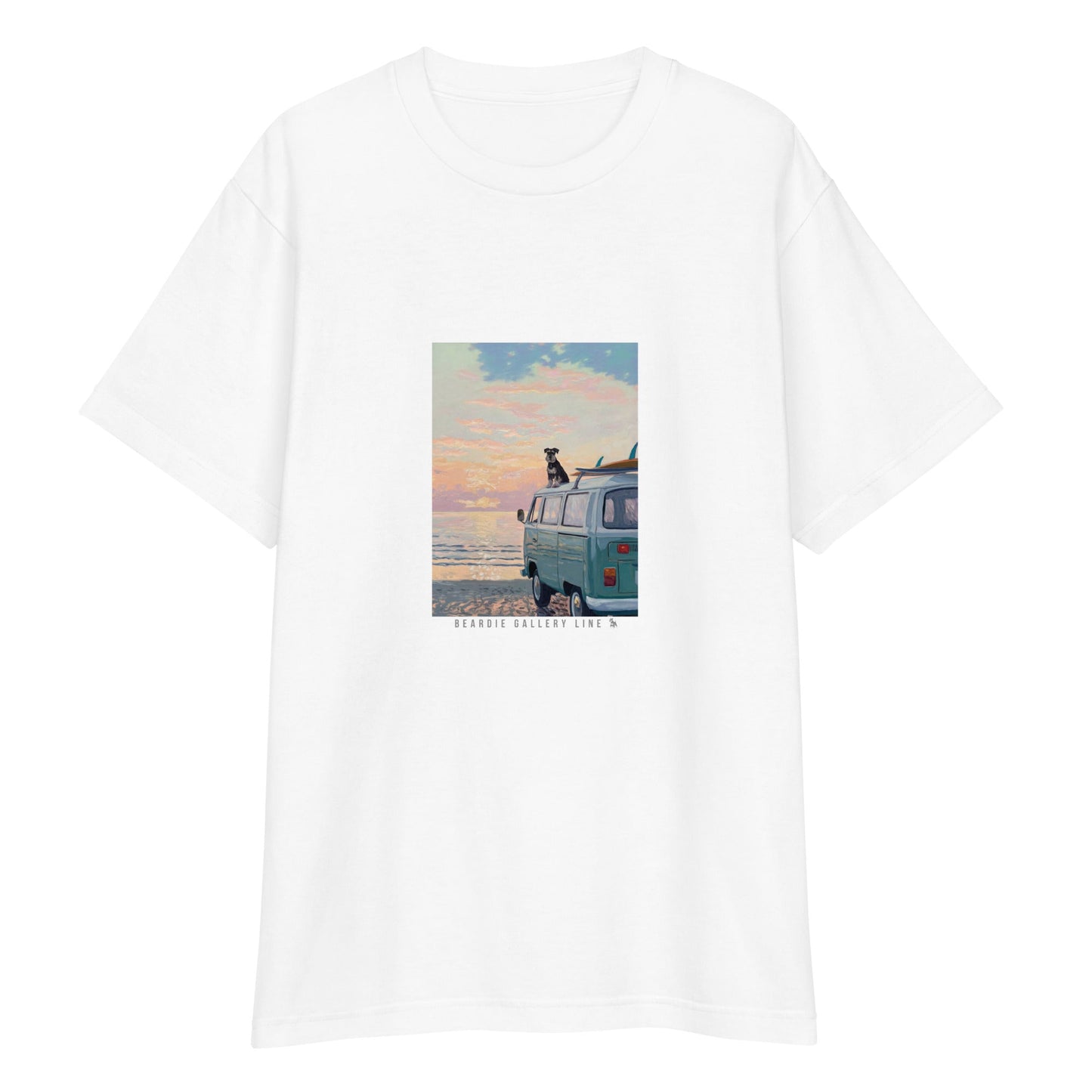 海辺のドライブ - シュナウザーTee
