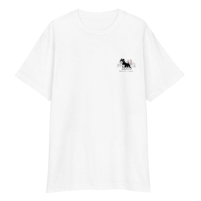 シュナウザーTOKYO散歩 ポイントプリントTee