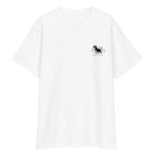シュナウザーTOKYO散歩 ポイントプリントTee