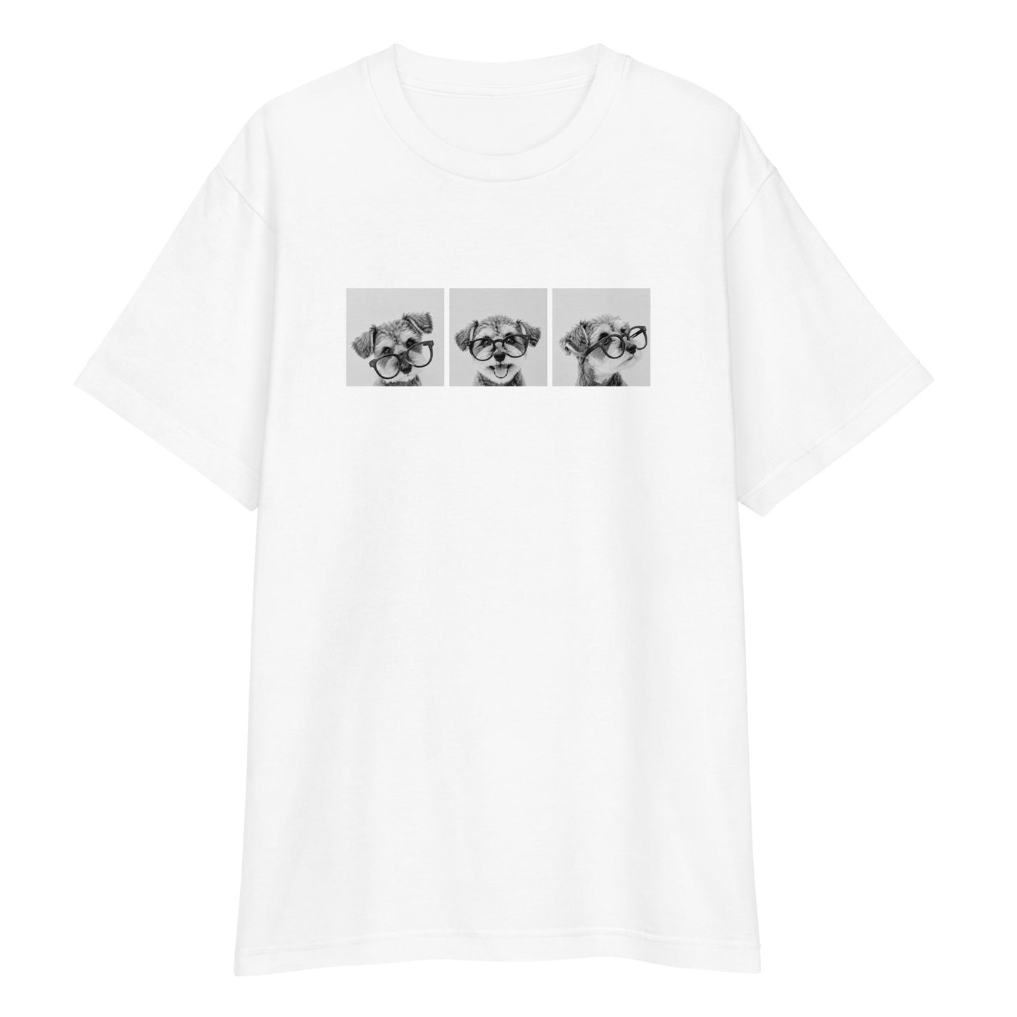 Three Faces - シュナウザーTee
